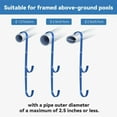Pool Pole Hanger Swimming Pool Fence Hooks Pool Swimming Boards For pool-pole-hanger-swimming-pool-fence-hooks-pool-swimming-boards-for
