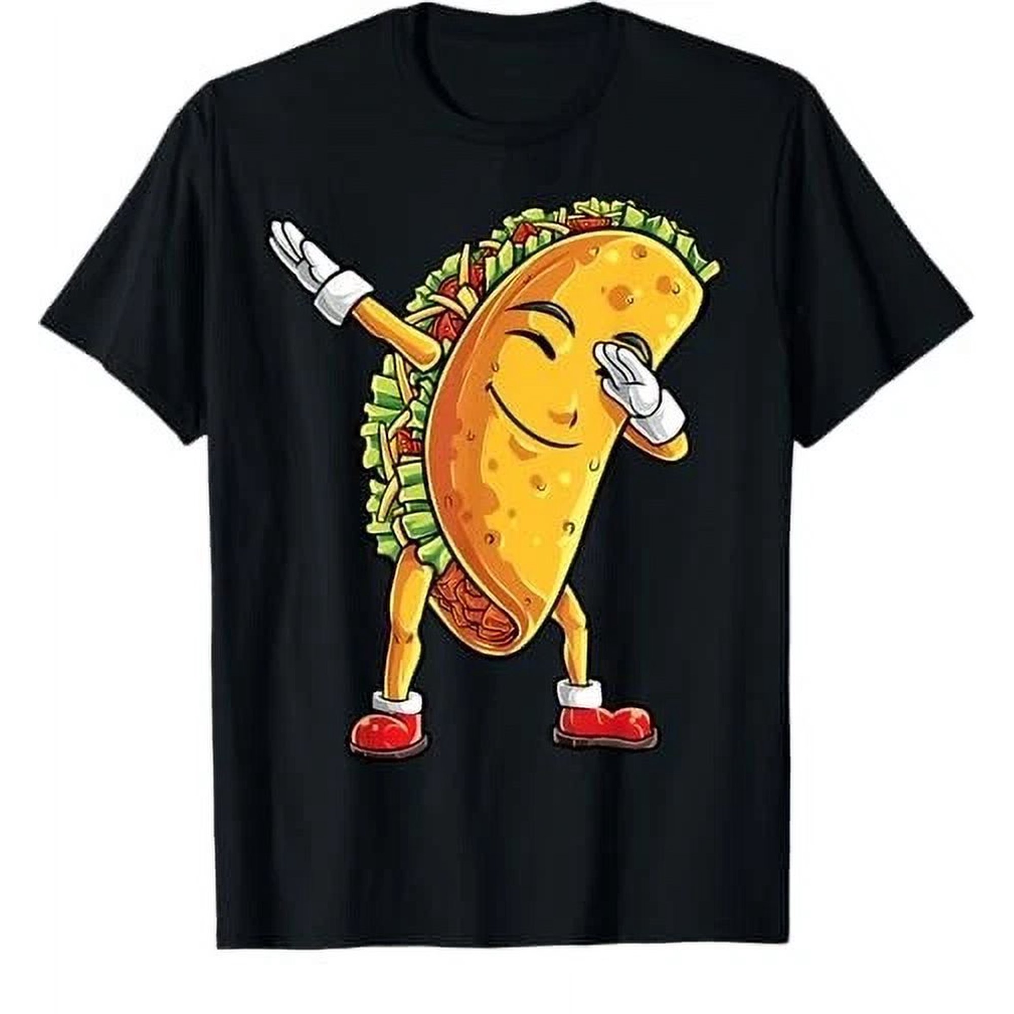 Vintage Dabbing Taco Cinco De Mayo Funny Mexican Food Dab T-ShirtBirthday Gifts
