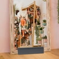 thumbnail image 3 of Full Length Floor Mirror Stand with Non skid Wooden Support Base, 3 of 9