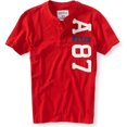 thumbnail image 1 of Camiseta henley Aeropostale Aero 87 para hombre roja mediana, 1 of 1
