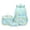 Daisy B/Green, variant on AoDai Pink Daisy Backpack Set for School with Lunch Bags Water Resistant Lightweight Large Backpacks for Teen