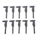 thumbnail image 1 of Regla de medición para tatuaje de cejas, desechable, de 80 mm, color negro, para microblading, calibrador Vernier de cejas, 10 unidades, 1 of 14