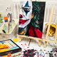 thumbnail image 5 of Set De Pinturas Al Oleo 24 Colores Con Caballete Y Pinceles, 5 of 5