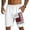 S2-White, variant on Havenx Men's Casual American 250th Anniversary Shorts Mesh Drawstring Elastic Waist Shorts with Pockets Fast Dry Pants Athletic Running Training Summer Beach Clothes,Light Green L