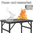 thumbnail image 3 of Folding Grill Table 3 Height Adjustable Portable Metal Aluminum Picnic Table with Mesh Desktop and Portable Handle Lightweight Camping Table for Picni, 3 of 8