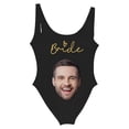 thumbnail image 1 of MKLEKYY Trajes De Baño Mujer Completo Women Fashion Diy Letter Print Piece Swimsuit Sexy Bikini Swimwear Bathing Sleeveless Backless Swimsuit 624, 1 of 3