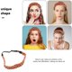 thumbnail image 3 of unbranded Trenzada Color Café Con Elástica Ajustable Para Y, 3 of 8