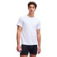 thumbnail image 3 of Under Armour Camiseta para hombre, pack de 2 – Performance Cotton Undershirts, lisa, cuello redondo, stretch Blanco 2XL (XX-Large), 3 of 5
