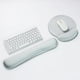 thumbnail image 1 of Xiao Hua Almohadilla de ratón con soporte de muñeca, almohadilla de ratón ergonómica con espuma elástica con base antideslizante, fácil de aliviar el dolor (gris), 1 of 3