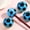 Blue, variant on Cute Soccer Ball Pencil Sharpeners Novel Football Shaped Manual Pencil Sharpeners Colorful Plastic