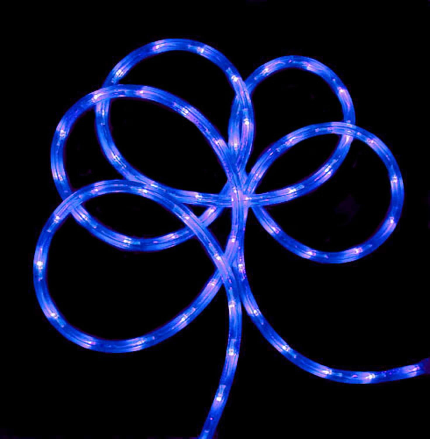 18 Led Blue Tinted Purple Indoor Outdoor Rope Lights