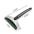 thumbnail image 2 of Stainless Steel Mini Car Vehicle Snow Shovel Ice Scraper Removal Cleaning Tool ，Gray, 2 of 6