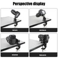 thumbnail image 3 of YIEMEEN C Type Desktop Clamp with 1/4Inch Screw Interfaces for DSLR, Action Cameras and Lighting Accessories Multiple Purpose, 3 of 8