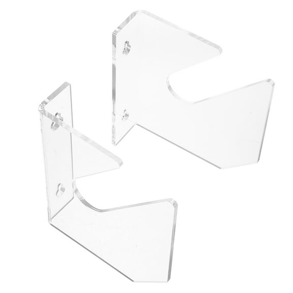 HORIALENCE Skateboard Wall Display Rack Horizontal Skateboard Display Rack 2Pcs Living Room