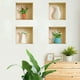 thumbnail image 4 of pstuiky Adhesivo de pared tridimensional con simulación 3D de un jarrón, adhesivos para ventanas con forma de plantas y flores., 4 of 5