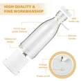 thumbnail image 4 of Portable Mini Electric Blender 300ml Juicer Cup 6 Blades for Smoothie Milkshake Juice Baby Food Built-in Rechargeable Battery for Travel Sports Kitchen Office Outdoors, 4 of 8