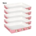 thumbnail image 5 of 5 Pack Disposable Cat Litter Box Foldable Paper Travel Litter Box Waterproof Non Clumping Design Low Entry Easy Handling Portable Cat Toilet Perfect for On-the-Go Cat Owners, 5 of 9