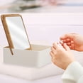 thumbnail image 4 of Shisuyan 1pc Creative Travel Makeup Looking Glass Mini Desktop Mirror with Storage Box, 4 of 8