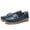 Dark Blue, variant on Bmisegm Fashion Womens Breathable Lace up Shoes Flats Casual ShoesCasual Shoes for Women Red 41
