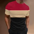 thumbnail image 2 of Sngxgn Men's Short Sleeve T-Shirt Crewneck Lightweight Tee Shirts for Men Workout Casual(Beige,XL), 2 of 4