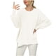 thumbnail image 1 of Puntoco Suéter Mujer Moda Mangas Cuello Redondo Suelto Jersey Tops Blusa Suéter De Punto Liquidación De Navidad Puntoco Puntoco-3019, 1 of 7