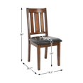 thumbnail image 4 of Lexicon Delmar 6 Piece Wood Dining Set in Espresso, 4 of 11