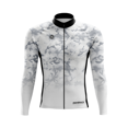 thumbnail image 2 of Maillot de ciclismo de invierno de manga larga para hombre, ropa de ciclismo de camuflaje, ropa térmica de malla/polar para primavera y otoño RIGHTTRACK, ropa para bicicleta de montaña, 2 of 4