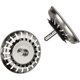 thumbnail image 1 of Kitchen Sink Strainer 80mm, 2pcs Kitchen Sink Stopper With 2 Drain Hair Catcher, Thickened 304 Stainless Steel Universal Kitchen Sink Strainer - SNNGV, 1 of 4