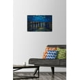 thumbnail image 2 of Starry Night over The Rhone by Vincent van Gogh Wall Poster with Push Pins, 14.725" x 22.375", 2 of 3