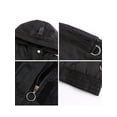 thumbnail image 5 of SEARIPE Women Quilted Bomber Jacket Crop Solid Color Puffer Coat Long Sleeve Hooded Zipper Overcoat with Pockets Black S, 5 of 5