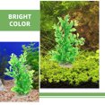 thumbnail image 3 of KAKOWELY 2pcs Fish Tank Fake Plants Aquarium Landscaping Green Realistic Design for Fish Tank, 3 of 5