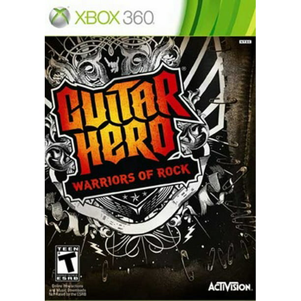 Guitar Hero Warriors of Rock (software), Activision Blizzard, XBOX 360,  047875961487