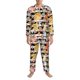 thumbnail image 3 of Balery Sea Shell Pijama para Hombre de Dos Piezas con Manga Larga, Conjunto de Dormir y Descanso Suave con Bolsillos-Large, 3 of 7