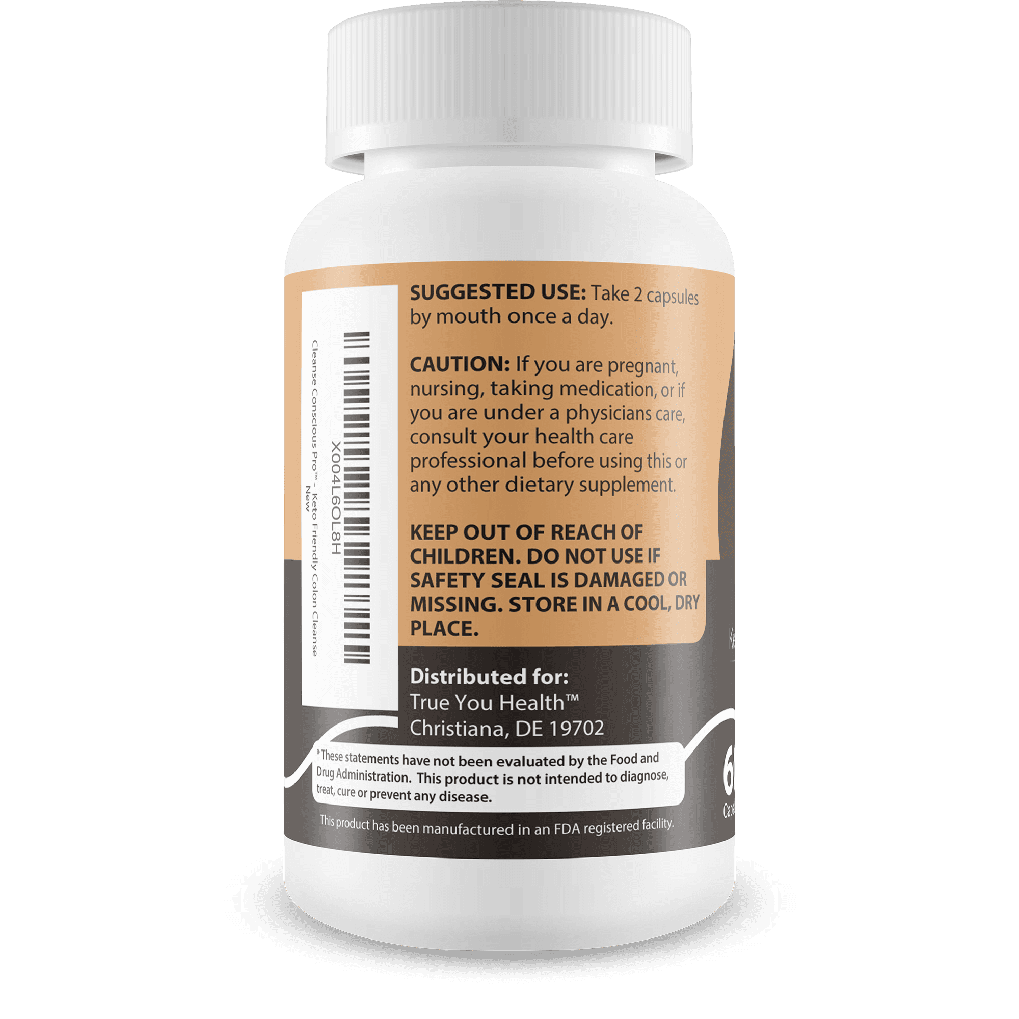 Cleanse Conscious Pro - Improved Formula - Our Best Keto Friendly Colon Cleanse Capsules - Keto Colon Detox Pills for Women & Men - Be Gut Health Cleanse Konscious Keto Activate Colon Cleanse Pills