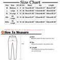 thumbnail image 2 of JUNWELL Mens Outdoor Sport Pants Casual Fashion Elastic Waist Solid Drawstring Pockets Pants Cuffed Trouser, 2 of 3