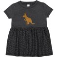 thumbnail image 3 of Inktastic Kangaroo Cute Girls Baby Dress, 3 of 5
