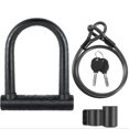thumbnail image 1 of Candado En U Para Bicicleta Combinación De Servicio Pesado Candado En U Para Bicicleta Grillete Con Cable De Seguridad Y Soporte De Montaje Resistente Llave Antirrobo Candados Seguros Para Bicicletas Sweethay OD013954-00, 1 of 6
