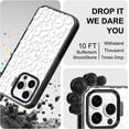 thumbnail image 5 of Case for iPhone 13 Pro, [10ft 4X Military-Grade Drop Protection] Durable & Shockproof Phone Case Cover Design for iPhone 13 Pro - White Leopard Print - Clear Black, 5 of 6