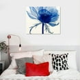 thumbnail image 5 of JEUXUS  Large Blue Flickering Flower Modern Abstract Paintings Canvas Wall Art Gallery Wrapped Grace Floral Pictures on Canvas Prints Artwork for Living Room Bedroom Office Home  16x12in, 5 of 5