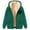 Army Green, variant on Fartey Winter Coats for Women Fleece Lined Hoodie Jackets Sherpa Full Zip Warm Coat Cute Heart Print Jacket Fall Winter Long Sleeve Outerwear with Pockets