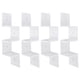 thumbnail image 2 of Yescom 4 Pack 3 Tiers Wall Mount Corner Shelf Display Shelves Organizer Gradienter Dorm, 2 of 4