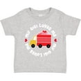 thumbnail image 3 of Inktastic My Gigi Loves Me Valentine Truck Boys or Girls Toddler T-Shirt, 3 of 5
