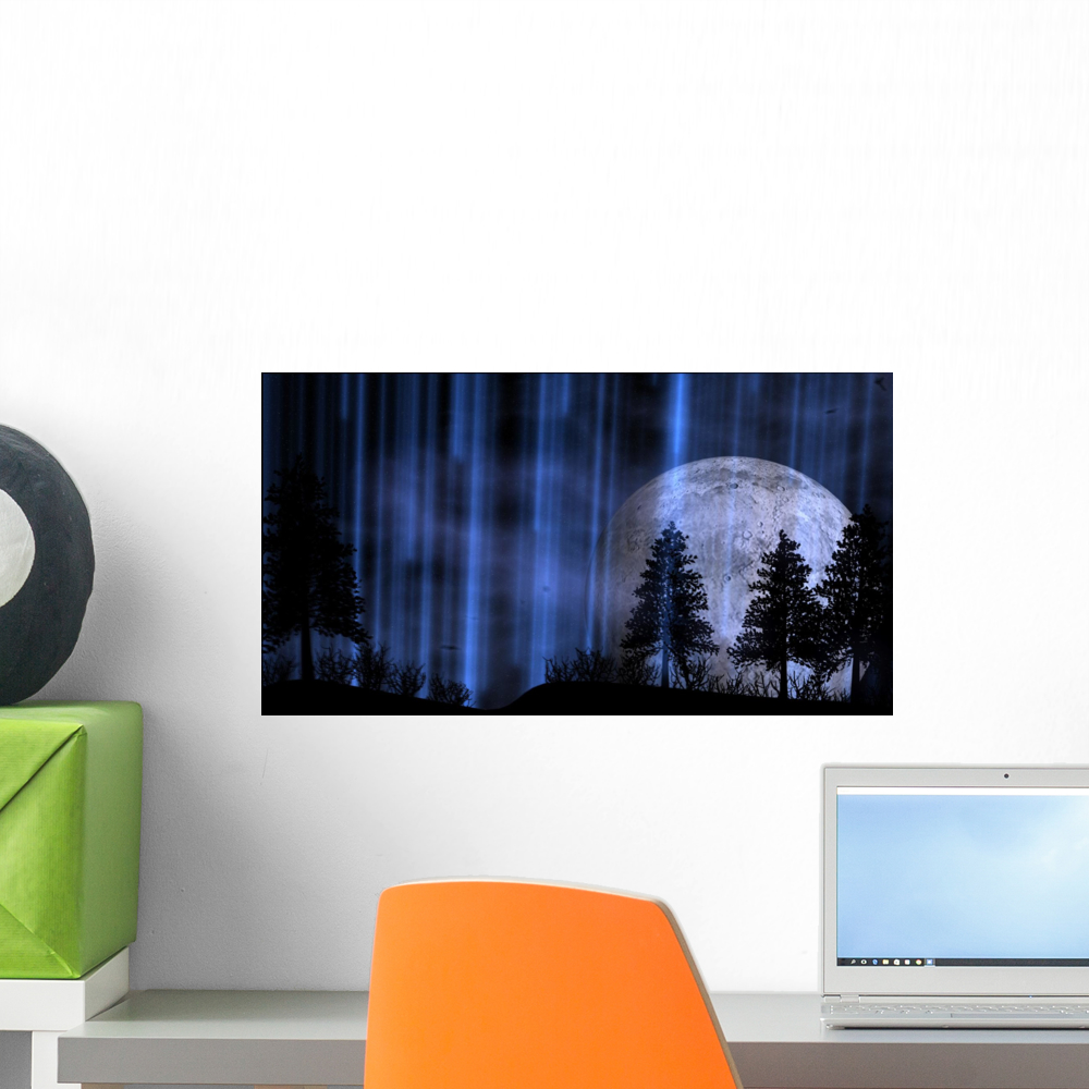 Fantasy Art Wall Mural by Wallmonkeys Peel and Stick Graphic (18 in W x ...