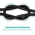 thumbnail image 3 of High-Speed CAT 8 Ethernet Cable - 6ft, 40Gbps, 2000MHz SFTP Flat Internet Network LAN Cable, 5m Length, 3 of 4