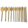 thumbnail image 2 of SENRISE Flat Wood Spade Drill Bit Hole Cutter Woodworking Carbon Steel Titanium Gold 16mm, 2 of 7