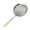 Yellow, variant on Hyasfey 304 Stainless Steel Mesh Strainer Ergonomic Handle Fine Mesh Filter Spoon Wire Flour Sifter Sieve Metal Colander Skimmer Kitchen Supplies