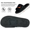 thumbnail image 5 of Ecetana Spooky Slides Halloween Slippers Soft Plush Cozy Open Toe Indoor Outdoor Fuzzy Slippers Gifts For Girls Women, 5 of 7