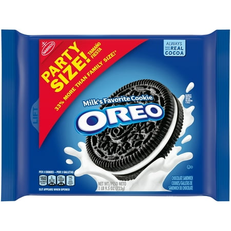 Nabisco Oreo Original Cookies Party Size, 25.5 Oz.