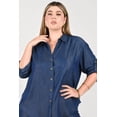 thumbnail image 4 of Conjunto con detalle de botones Roman Fashion /Tallas Extras, 782 (Azul dark) azul oscuro 36, 4 of 5