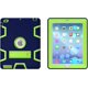 thumbnail image 2 of Funda a prueba de golpes COPMOB para Apple iPad 2/3/4 Funda protectora a prueba de golpes Funda híbrida de silicona y plástico con soporte, Azul/Verde, 2 of 5